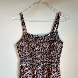 Old Navy Maxi Cami Flower Maxi Dress Medium